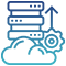 Regular website file and database backups
